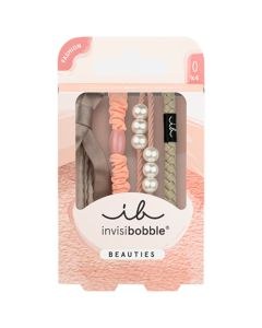 Invisibobble Beauties - Powdery Pearl Scrunchies (4pcs)