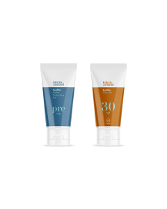 Juliette Armand - Αντιηλιακή Προστασία με Απαλό Χρώμα & Μη Λιπαρή Υφή (Pre Sun Hydra Protecting Gel 55ml & Face Gel SPF 30 55ml)