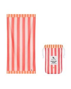 Dock & Bay Quick Dry Beach Towel - Raspberry Road L (160cm x 90cm)