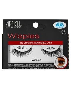 Ardell Wispies The Original Feathered Lash Demi Wispies - Black (1pair & Duo Adhesive)