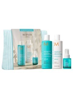 Moroccanoil Repair Collection Spring Set (Shampoo 250ml, Conditioner 250ml & Leave-in Conditioner 50ml)