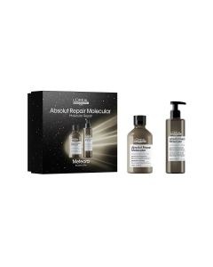 L’Oréal Professionnel Meteora Exclusive Offer - Absolut Repair Molecular XMAS 2025 (Shampoo 300ml & Rinse-Off Serum 250ml)