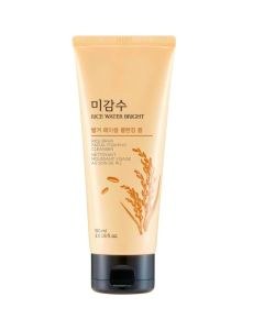 The Face Shop Clean Beauty Rice Water Bright Rice Bran Facial Foaming Cleanser (150ml)