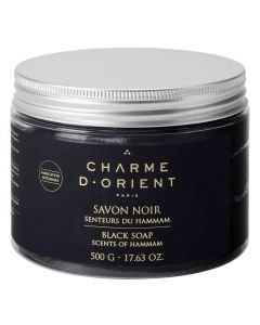 Charme d' Orient Black soap Scents of Hammam (500gr)