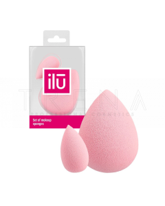Ilu Set Of Makeup Sponges - Pink
