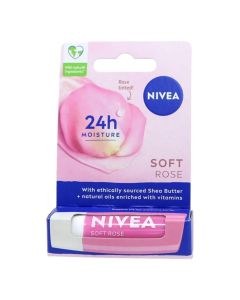 Nivea Caring Lip Balm - Soft Rose (4.8g)