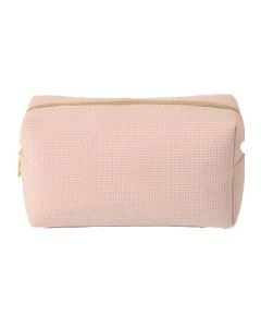 Bobby Warren Solid Makeup Bag - Dusty Pink