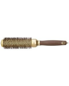 Olivia Garden Expert Blowout Speed ID2170 Hair Brush - Gold & Brown (35mm)