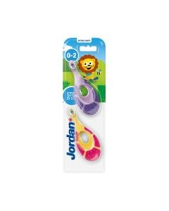Jordan Step By Step Extra Soft Toothbrush - 0-2 Years (2pcs)