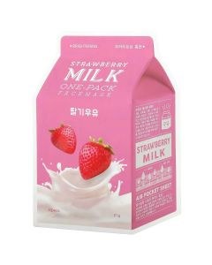 A'pieu Strawberry Milk One-Pack Face Sheet Mask (21g)