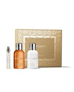 Molton Brown Sunlit Clementine & Vetiver Travel Collection (Shower Gel 100ml, Body Lotion 100ml & EDP 7.5ml)