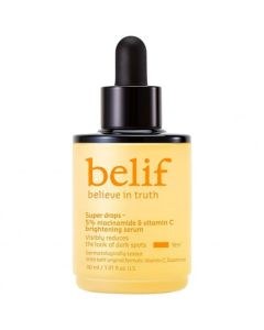 Belif Believe In Truth Super Drops - 5% Niacinamide & Vitamin C Brightening Serum (30ml)