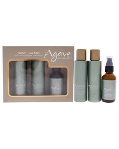 Agave Healing Oil - Take Home Smoothing Trio (Shampoo 89ml, Conditioner 89ml, Treatment 59ml)