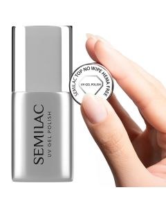 Semilac UV Gel Polish Top No Wipe Hema Free Top Coat (7ml)