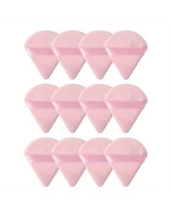 Bobby Warren Triangle Soft Powder Cotton Puffs - Pink (12pcs)