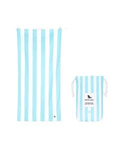 Dock & Bay Quick Dry Beach Towel Cabana - Tulum Blue L (160x90cm)