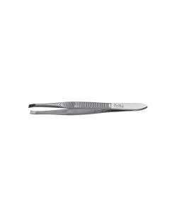 Pollié Tweezers Straight Chrome Plated (9cm)
