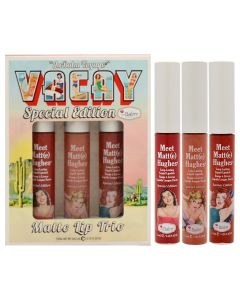The Balm Cosmetics Voyage Vacay Special Edition Matte Lip Trio (Charismatic, Persistent & Adventurous 3x7,4ml)
