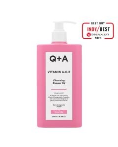 Q+A Vitamin A.C.E. Cleansing Shower Oil (250ml)