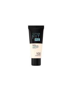Maybelline Fit Me Matte + Poreless Foundation - 100 Warm Ivory (30ml)