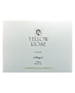 Yellow Rose Collagen2 Mini Set (Micellar Cleansing Water 100ml, Beauty Elixir 20ml & Face Cream 30ml)