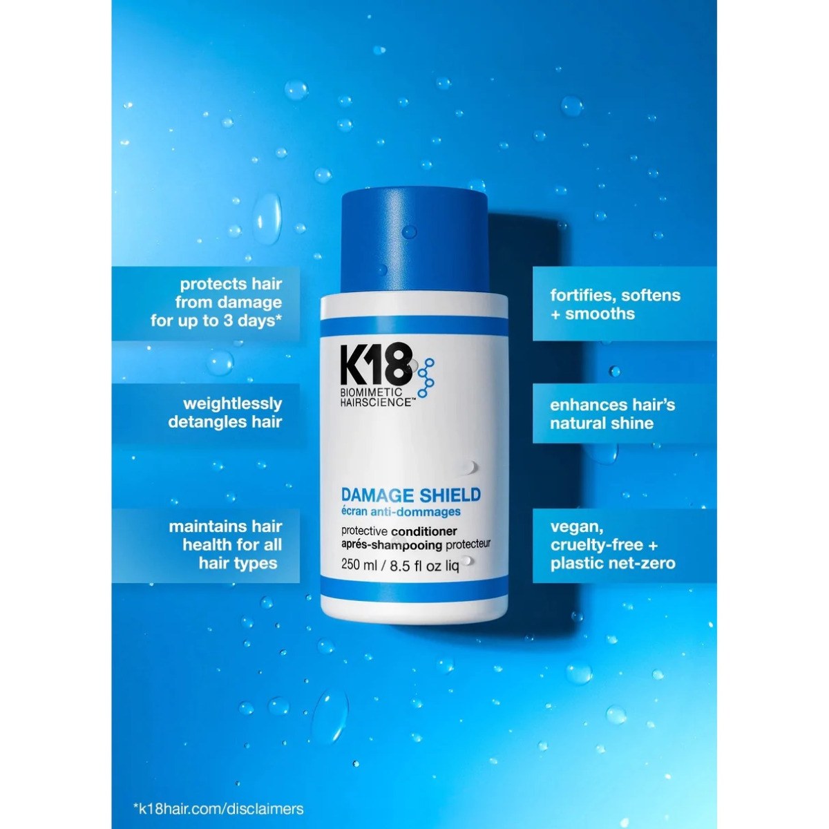 K18 Biomimetic Hairscience Damage Shield Protective Conditioner (250ml) φωτογραφία
