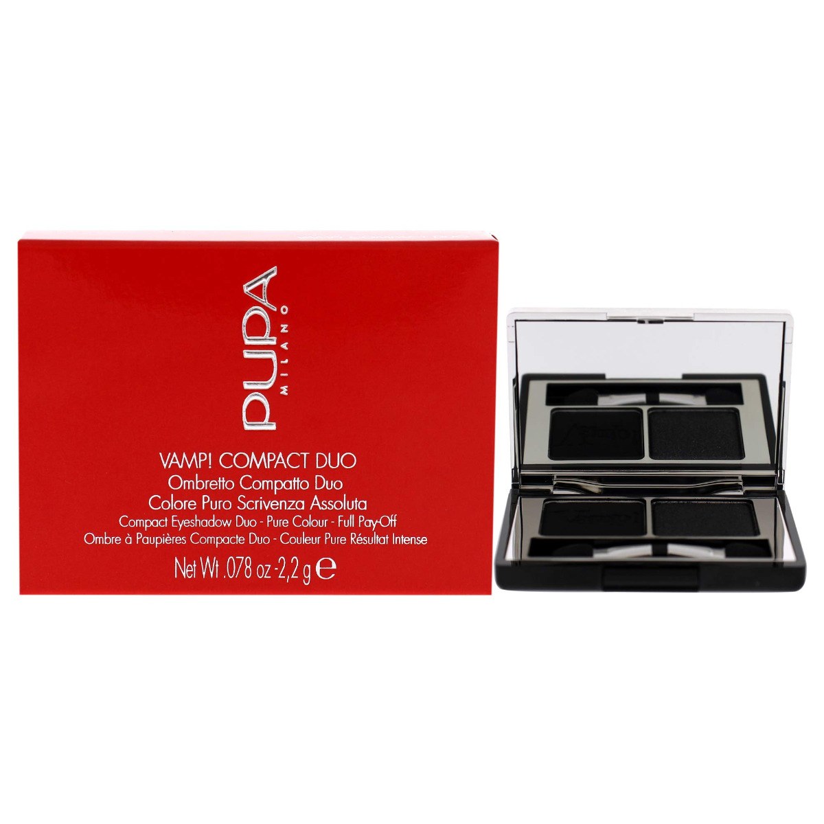 Pupa Vamp! Compact Duo Eyeshadow - 007 Dark Night (2.2g) φωτογραφία