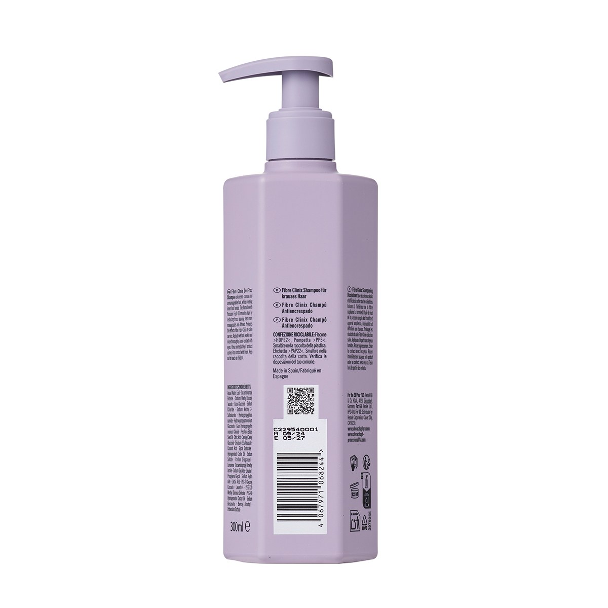 Schwarzkopf Professional Fibre Clinix De-Frizz Shampoo (300ml) φωτογραφία