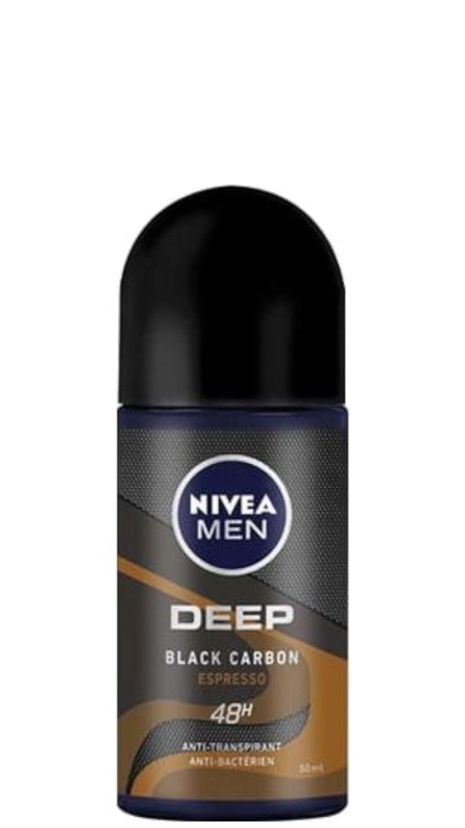 Nivea Nivea Men Deep Black Carbon Espresso 48h Anti-Perspirant Roll-On (50ml)