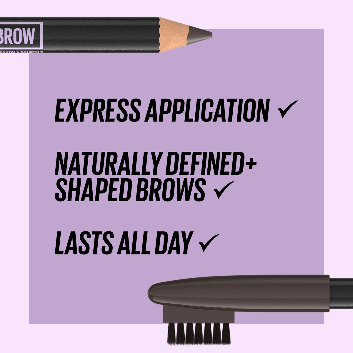 Maybelline Express Brow™ Precise Shaping Pencil - 05 Deep Brown (1g) φωτογραφία