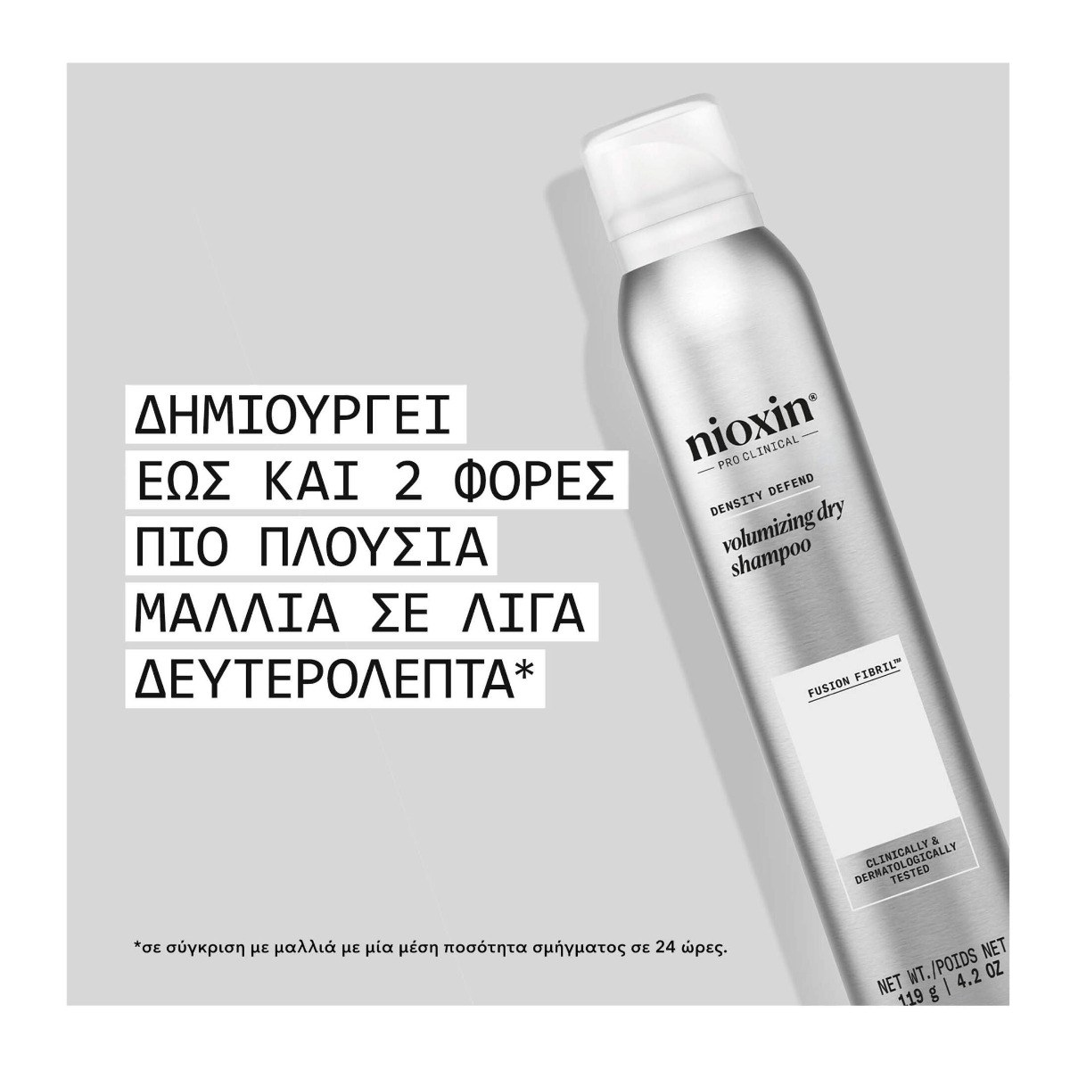 Nioxin Pro Clinical Density Defend Volumizing Dry Shampoo (119g) φωτογραφία