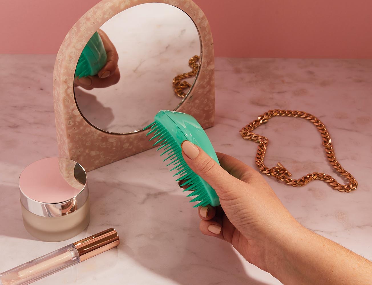Tangle Teezer Detangling The Original Mini Tropicana Green φωτογραφία