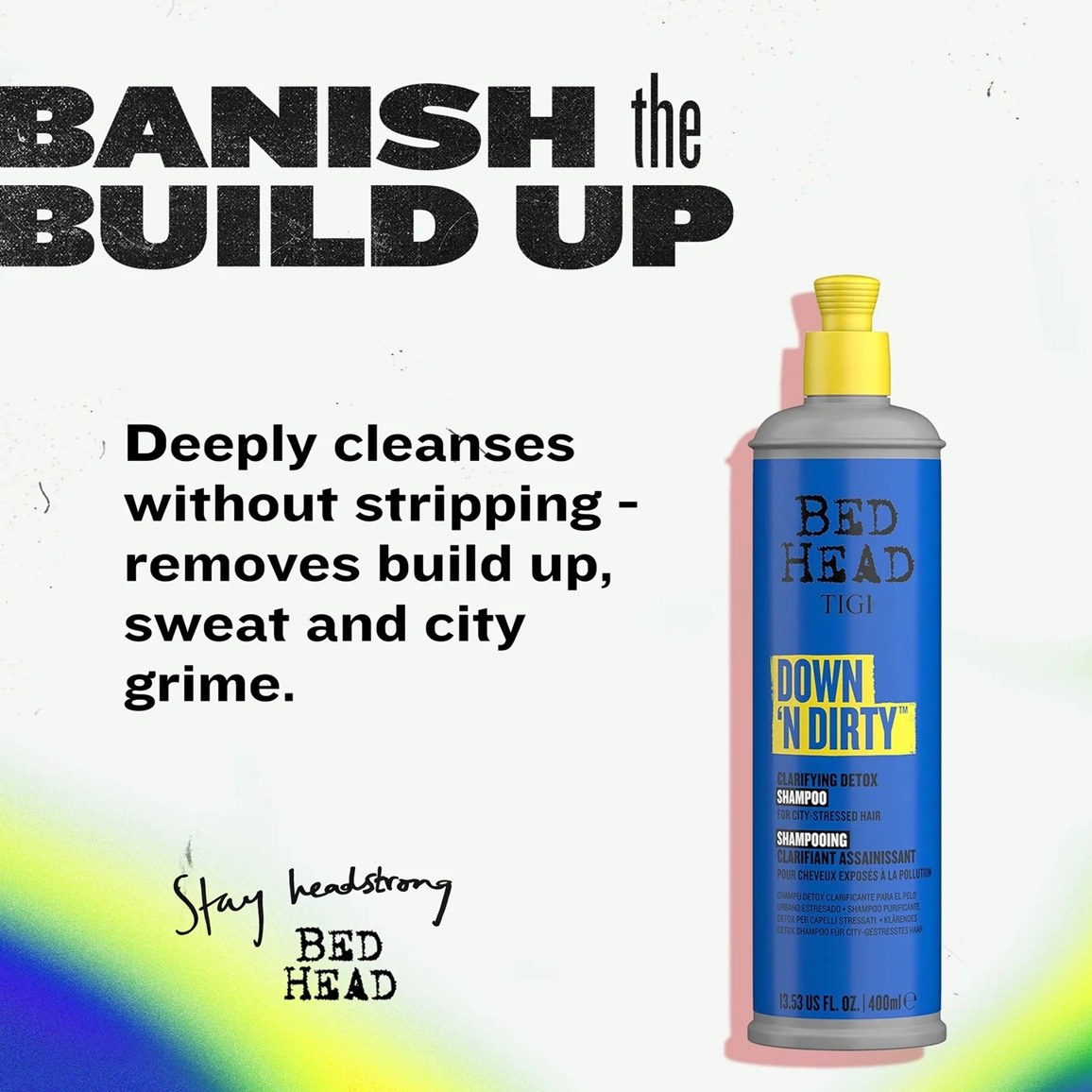 Bed Head Tigi Down 'N Dirty™ Clarifying Detox Shampoo (400ml) φωτογραφία