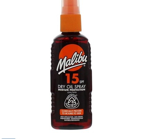 Malibu Dry Oil Spray 15SPF (100ml)