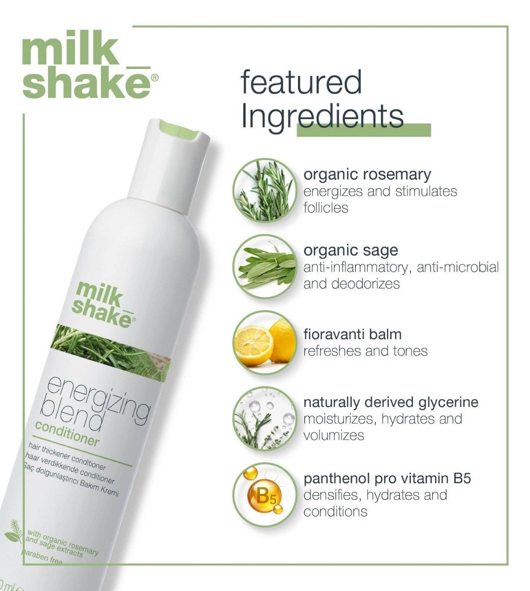 Milk_Shake Energizing Blend Conditioner (300ml) φωτογραφία
