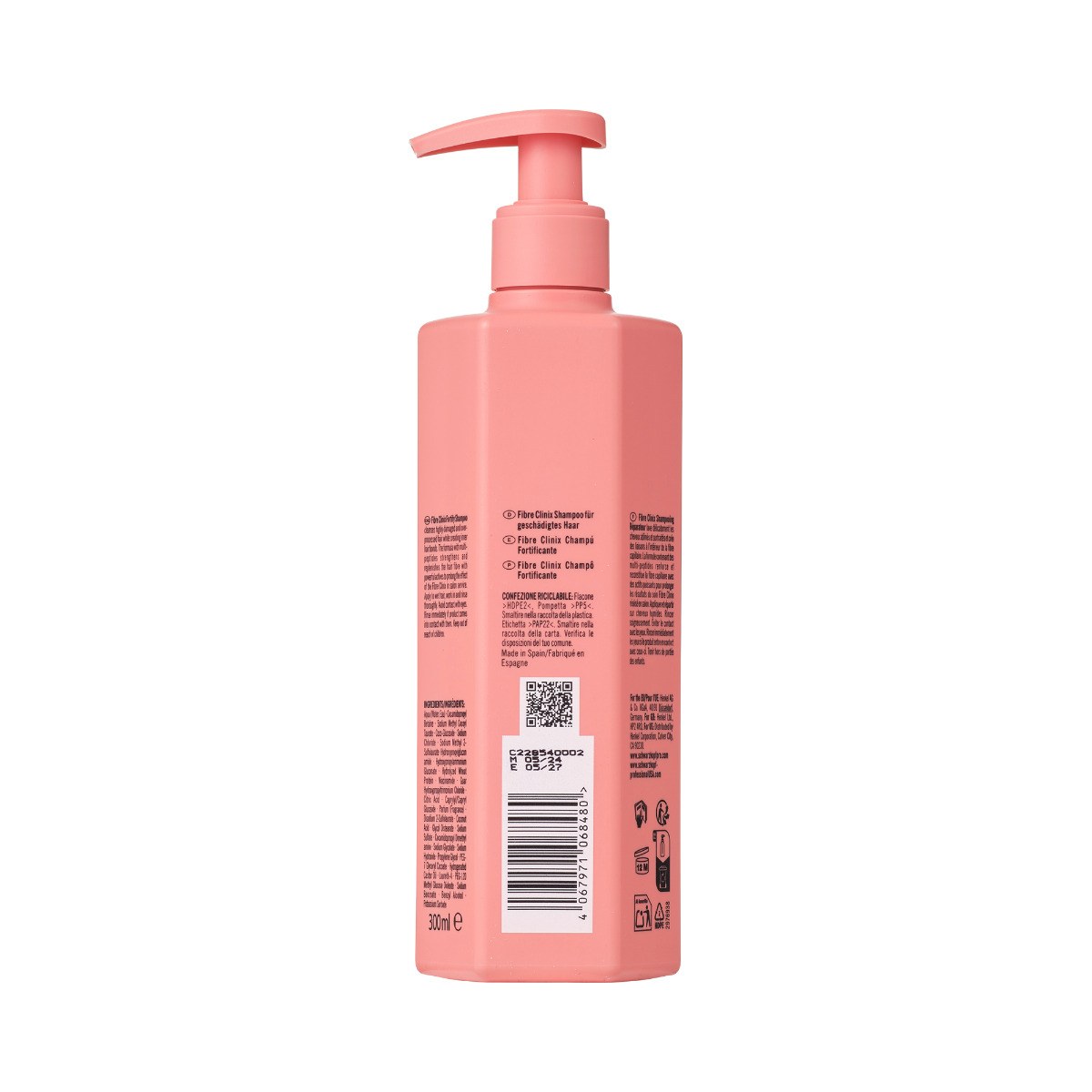 Schwarzkopf Professional Fibre Clinix Fortify Bondfinity Method Shampoo (300ml) φωτογραφία