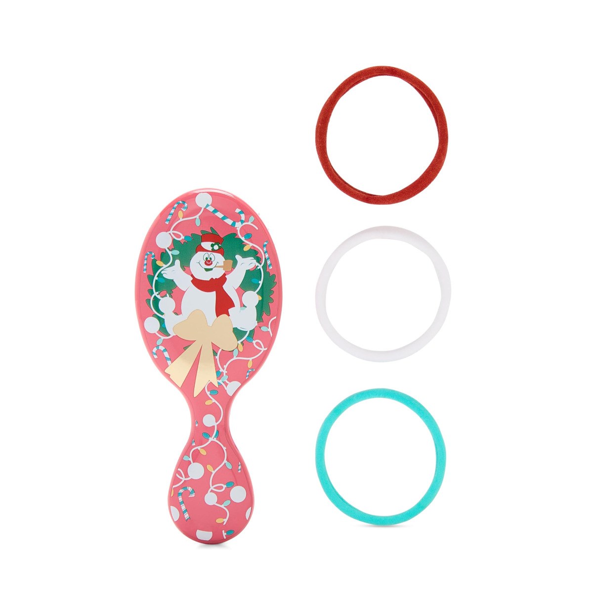 Wet Brush Frosty The Snowman Kit (Mini Detangler & 3 x Seamless Elastics)