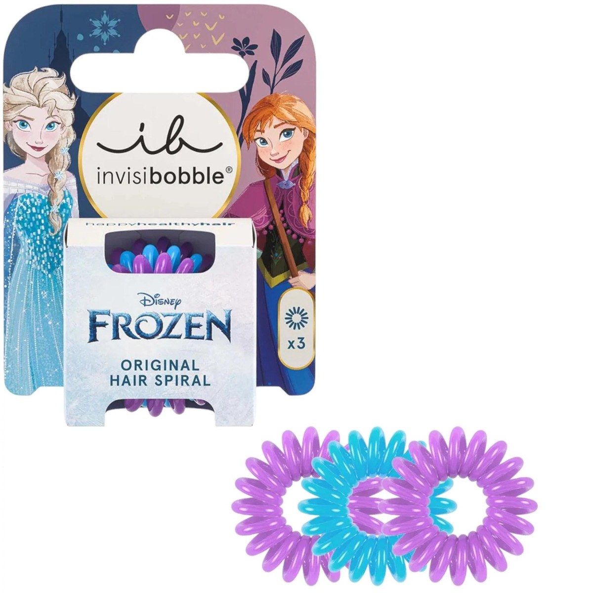 Invisibobble Disney Princess Original Hair Spiral - Frozen (3pcs)