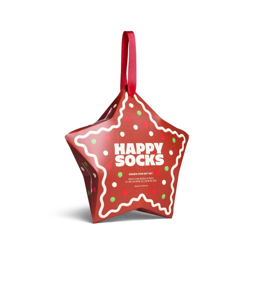 Happy Socks Ginger Star Gift Set Adults Crew Socks 1 Pair (Size: 36-40) φωτογραφία