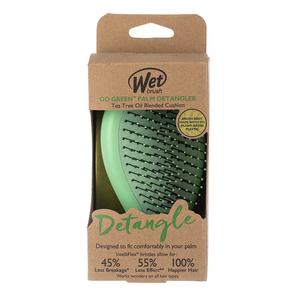 Wet Brush Go Green Palm Detangler Detangle - Green φωτογραφία