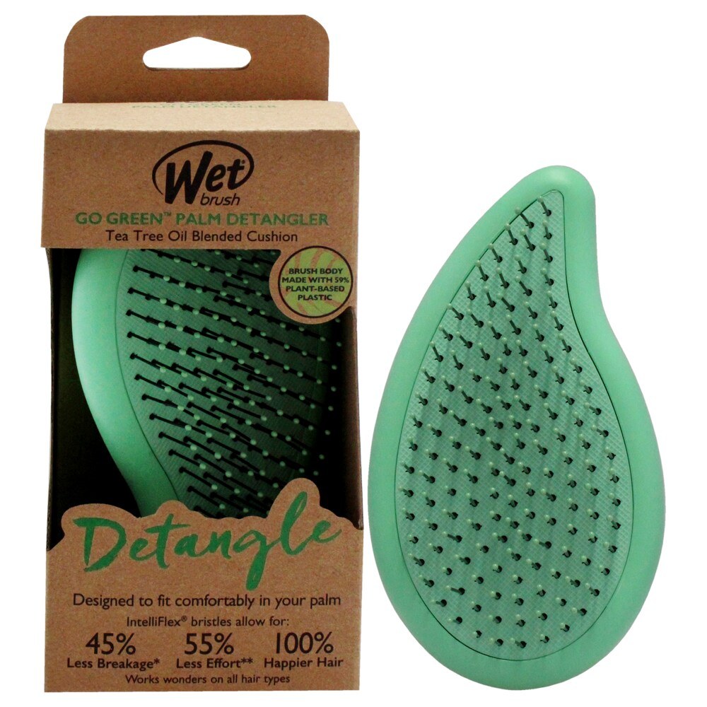 Wet Brush Go Green Palm Detangler Detangle - Green φωτογραφία
