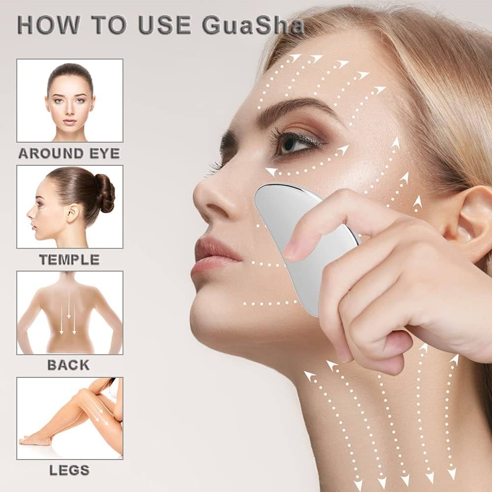 Bobby Warren Stainless Steel Gua Sha Scraping Massage Tool φωτογραφία