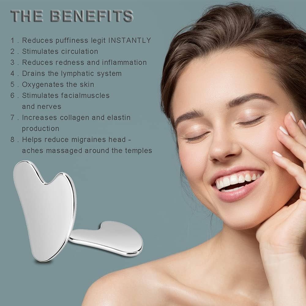 Bobby Warren Stainless Steel Gua Sha Scraping Massage Tool φωτογραφία