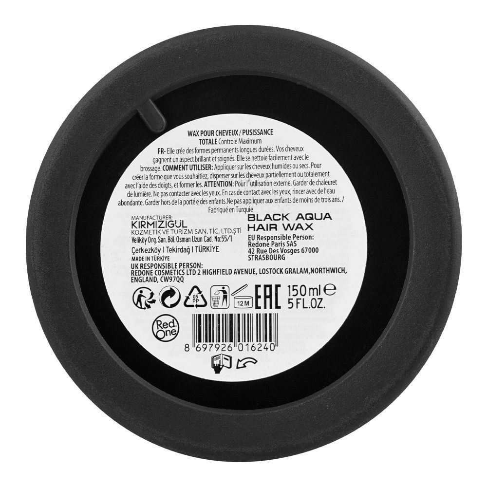 RedOne Aqua Hair Gel Wax - Black (150ml) φωτογραφία