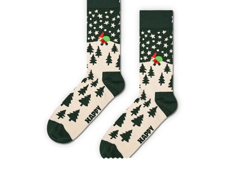 Happy Socks Happy Holidays Bauble Gift Box Adult Crew Socks 1 Pair (Size: 41-46) φωτογραφία