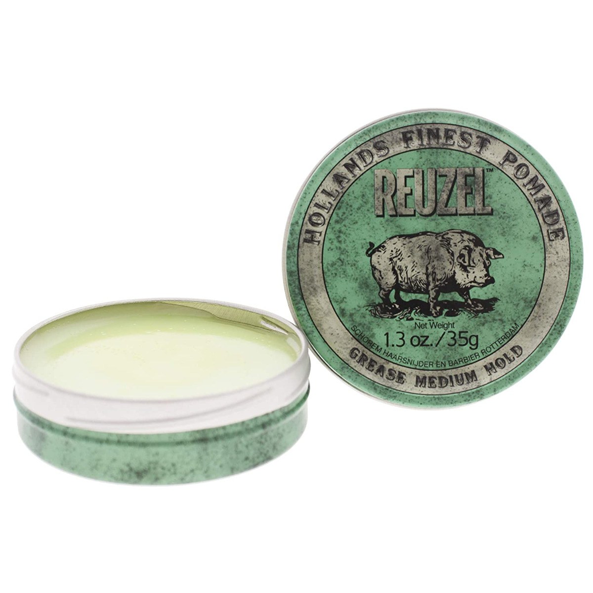 Reuzel Hollands Finest Pomade Grease Medium Hold - Green (35g) φωτογραφία