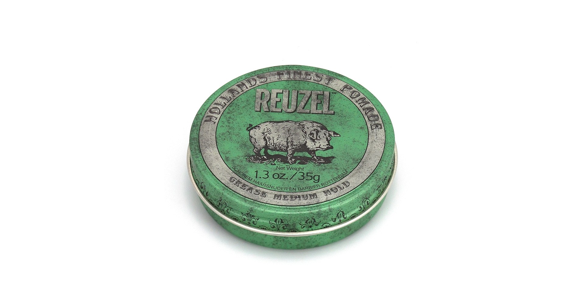Reuzel Hollands Finest Pomade Grease Medium Hold - Green (35g) φωτογραφία