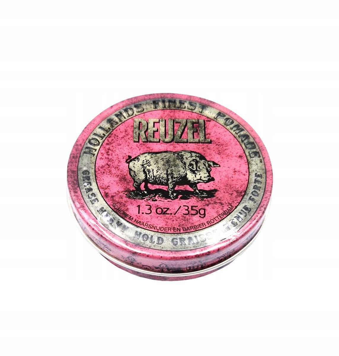 Reuzel Hollands Finest Pomade Grease Heavy Hold - Pink (35g) φωτογραφία