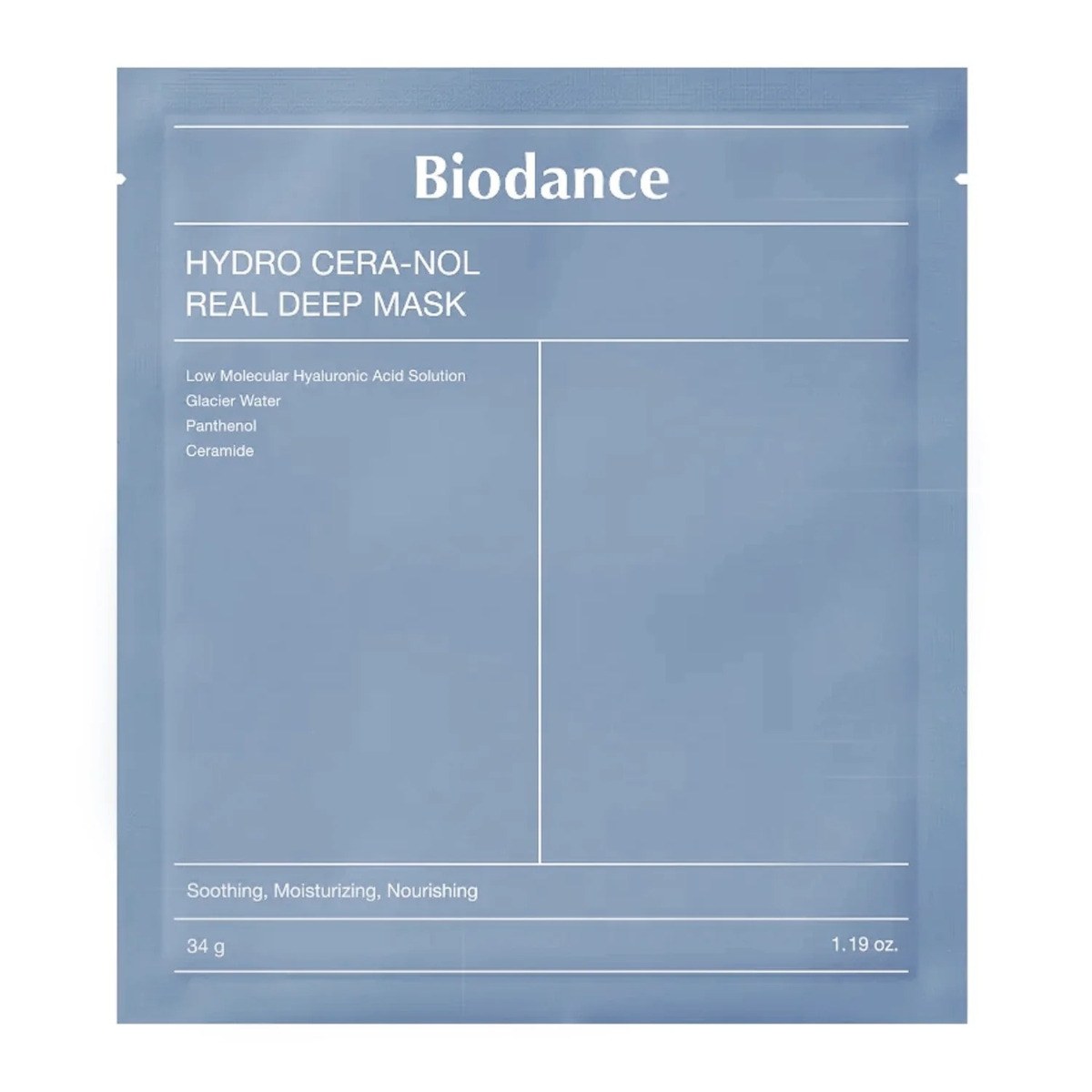 Biodance Hydro Cera-nol Real Deep Mask Facial Sheet Mask (34g)