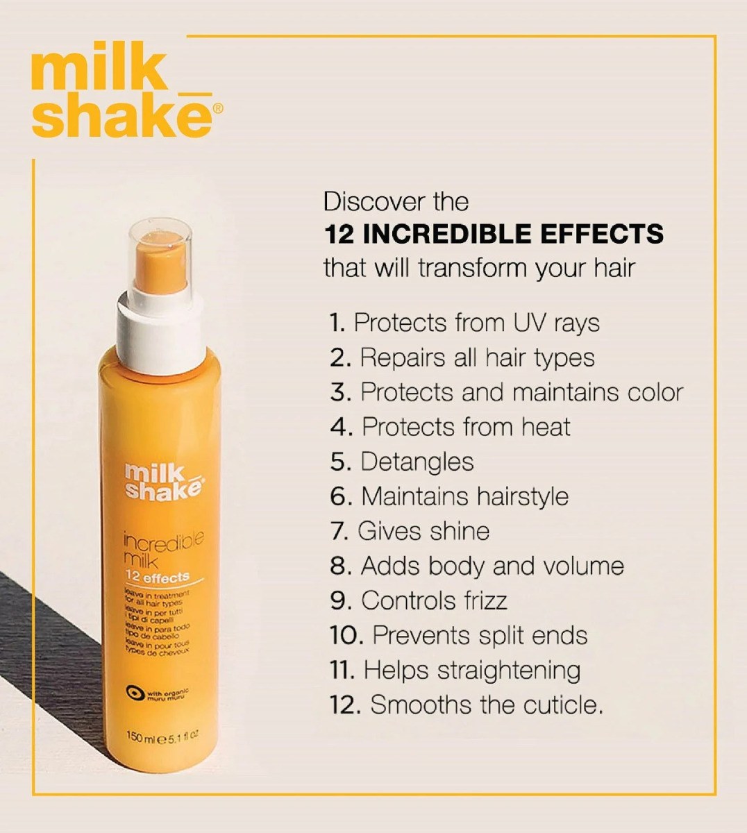 Milk_Shake Incredible Milk 12 Εffects (150ml) φωτογραφία